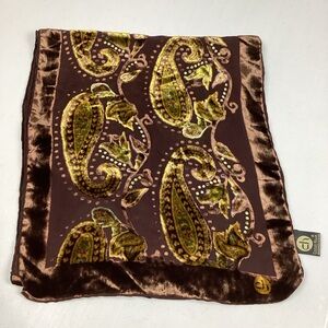 Cocoon House Silk Blend Paisley Scarf Handmade in China